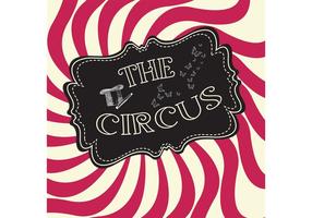 Vintage Circus Vector Bakgrund