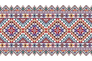 tartreez palästinensisches abstraktes geometrisches ethnisches textilmusterdesign. aztekischer Stoff Teppich Mandala Ornamente Textildekorationen Tapete. tribal boho native nahtlose textile traditionelle stickerei vektor