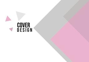 pastellfarbener geometrischer abstrakter hintergrund mit dreiecksformelementen. Design für Website, Banner, Zielseite, Cover vektor