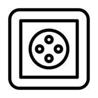 cee 7 5 Sockellinie Symbol Vektor Illustration