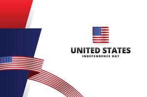 Förenta statens självständighetsdag vektor