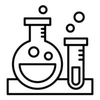 Symbol für die Chemielinie vektor
