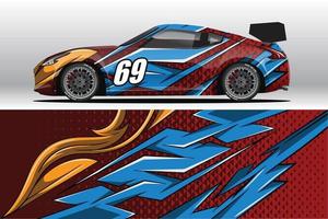 bil dekal dekaler design för racing livery eller daglig bil vinyl klistermärke vektor