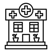 Symbol für die Kliniklinie vektor