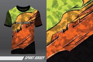 T-Shirt Sportdesign für Rennen, Trikot, Radfahren, Fußball, Gaming, Motocross vektor