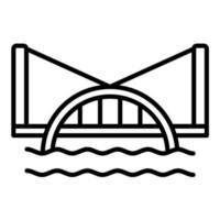 Symbol für die Wasserbrücke vektor