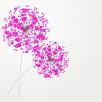 abstrakt färgglad bakgrund med blommor. vektor illustration