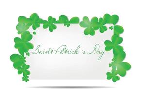 Saint Patricks Day Hintergrundvektorillustration vektor