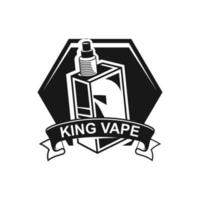 Vorlage für das Design des Vape Store-Logos vektor