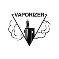 vape store logotyp designmall vektor