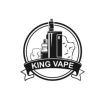 Vorlage für das Design des Vape Store-Logos vektor