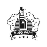 Vorlage für das Design des Vape Store-Logos vektor