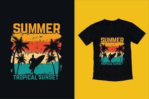 Sommer-T-Shirt-Design vektor