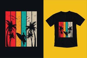 sommar t-shirt design vektor