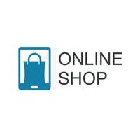 Online-Shop-Logo vektor