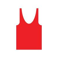 eps10 röd vektor linne solid ikon eller logotyp i enkel platt trendig modern stil isolerad på vit bakgrund