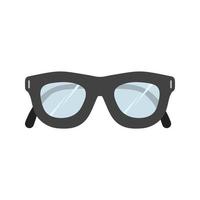 glasögon platt flerfärgad ikon vektor