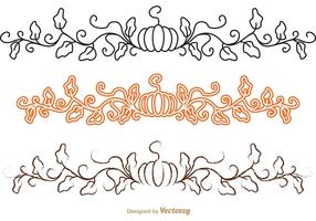 Thanksgiving Border Vektor Pack