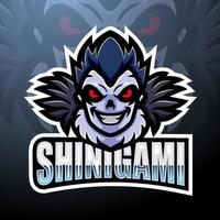 shinigami esport logotyp maskot design vektor