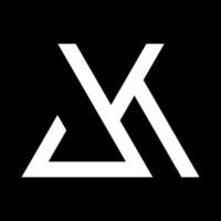 JK-Monogramm-Logo-Vorlage vektor