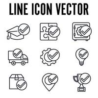 bock set ikon symbol mall för grafisk och webbdesign samling logotyp vektorillustration vektor
