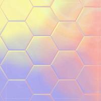 abstrakter Hexagon-Hintergrund. bunter geometrischer Hintergrund. vektor