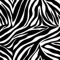 Vektortierdruck. Zebra-Ornament. nahtloses Muster vektor