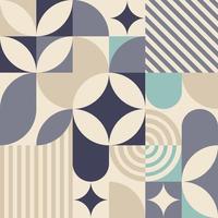geometrisches minimalistisches Poster mit einfachen Formen und Pastellfarben. abstraktes musterdesign im modernen stil für webbanner, geschäftspräsentation, markenpaket, stoffdruck, tapete vektor