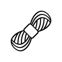 ullgarn logotyp ikon design vektor