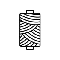 ullgarn logotyp ikon design vektor