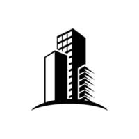 Logo-Icon-Design-Vektor für Immobiliengebäude vektor