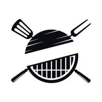 Grill-Logo-Icon-Design-Vorlage-Vektor vektor