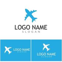 Flugzeug Symbol Vektor Illustration Design Logo Vorlage