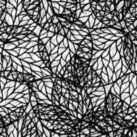 vektor seamless mönster med löv illustration