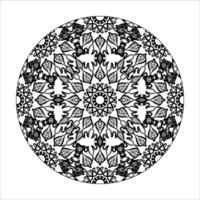 handgezeichnetes Mandala. dekoration in ethnischer orientalischer gekritzelverzierung. vektor