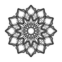 handgezeichnetes Mandala. dekoration in ethnischer orientalischer gekritzelverzierung. vektor