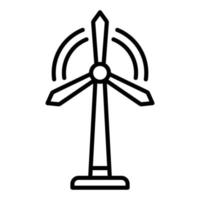 Windmühlensymbol-Stil vektor