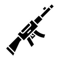 Maschinengewehr-Symbol-Stil vektor