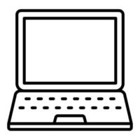 Laptop-Icon-Stil vektor