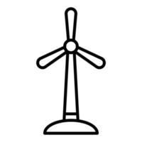 Windmühlensymbol-Stil vektor