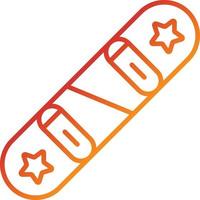 snowboard ikon stil vektor