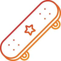 Skateboard-Icon-Stil vektor