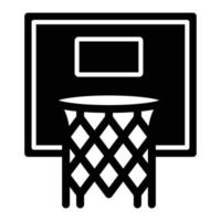 Basketballkorb-Ikonenstil vektor