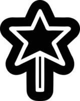 Zauberstab-Symbol vektor