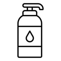 Shampoo-Icon-Stil vektor