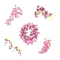 rosa glamour hintergrund .rosa dekorative vektorstockillustration für druck, karte, postkarte, stoff, textil. vektor