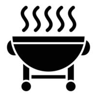 BBQ-Grilll-Icon-Stil vektor