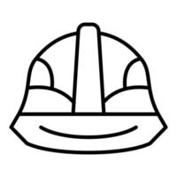 Schutzhelm-Symbol-Stil vektor