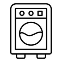 tvättmaskin ikon stil vektor