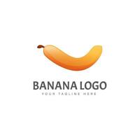 banan logotyp design ikon illustration vektor